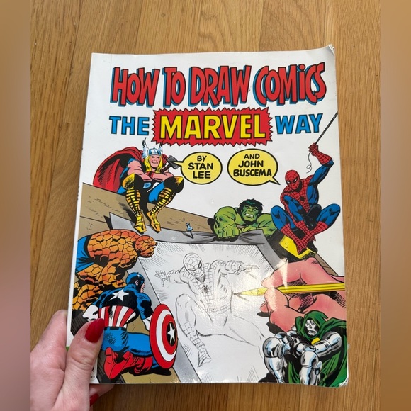 Marvel Other - Marvel How to Draw Comics Guide - Red, Blue, Yellow